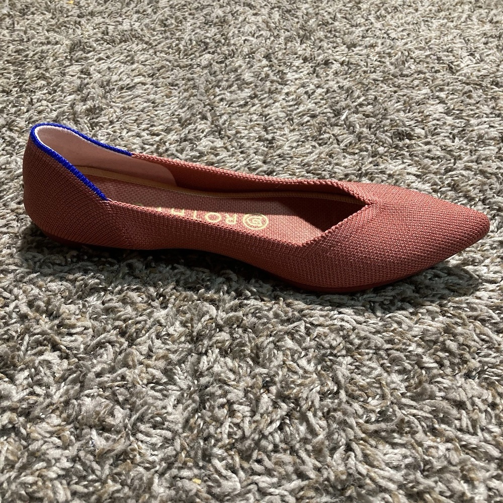 Rothys The Point Copper Peach Red Womens Size 7 Rare Retired Color - Picture 7 of 10